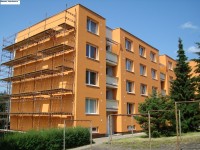 Panelový dům, Blansko, zateplení fasády
